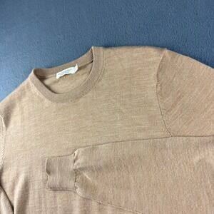 Suitsupply Sweater Men's XS Brown 100% Merino Wool Lightweight Jumper Luxury